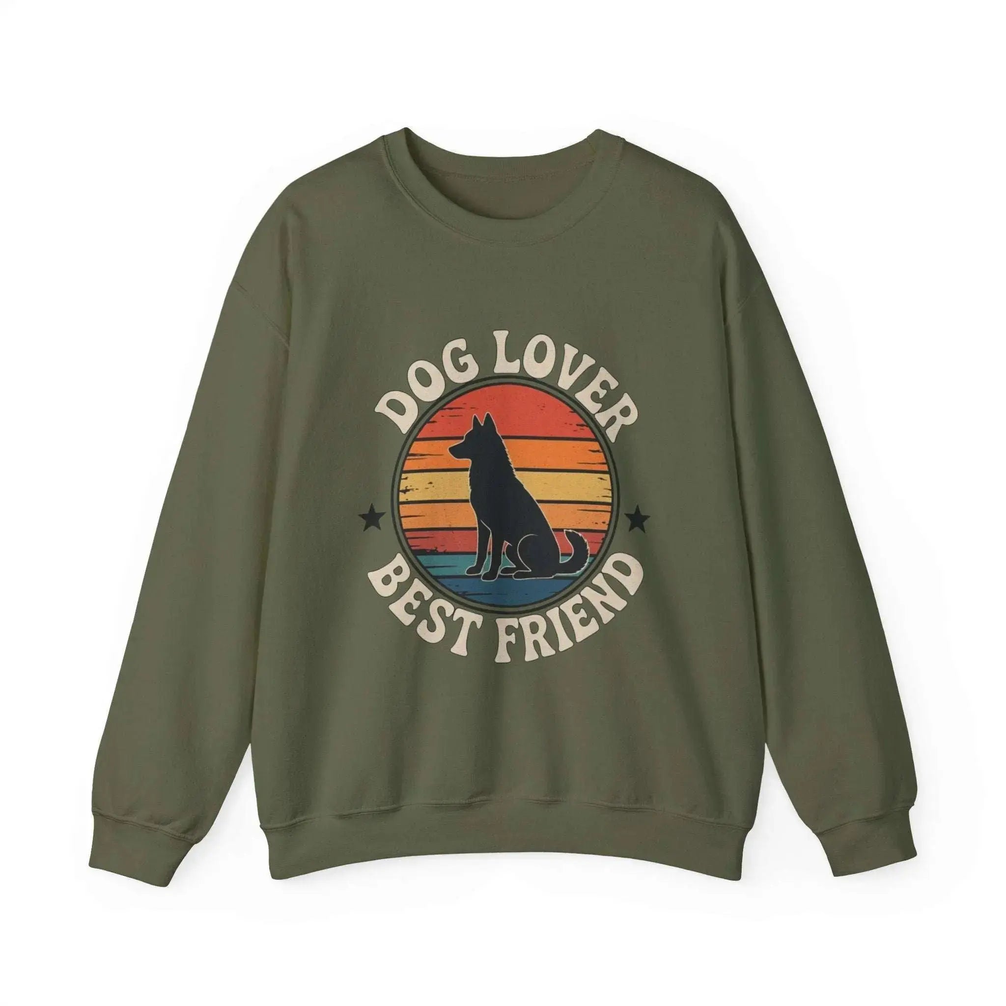 10 Stylish Ways to Wear Your Vintage Dog Lover Sunset Crewneck Sweatshirt