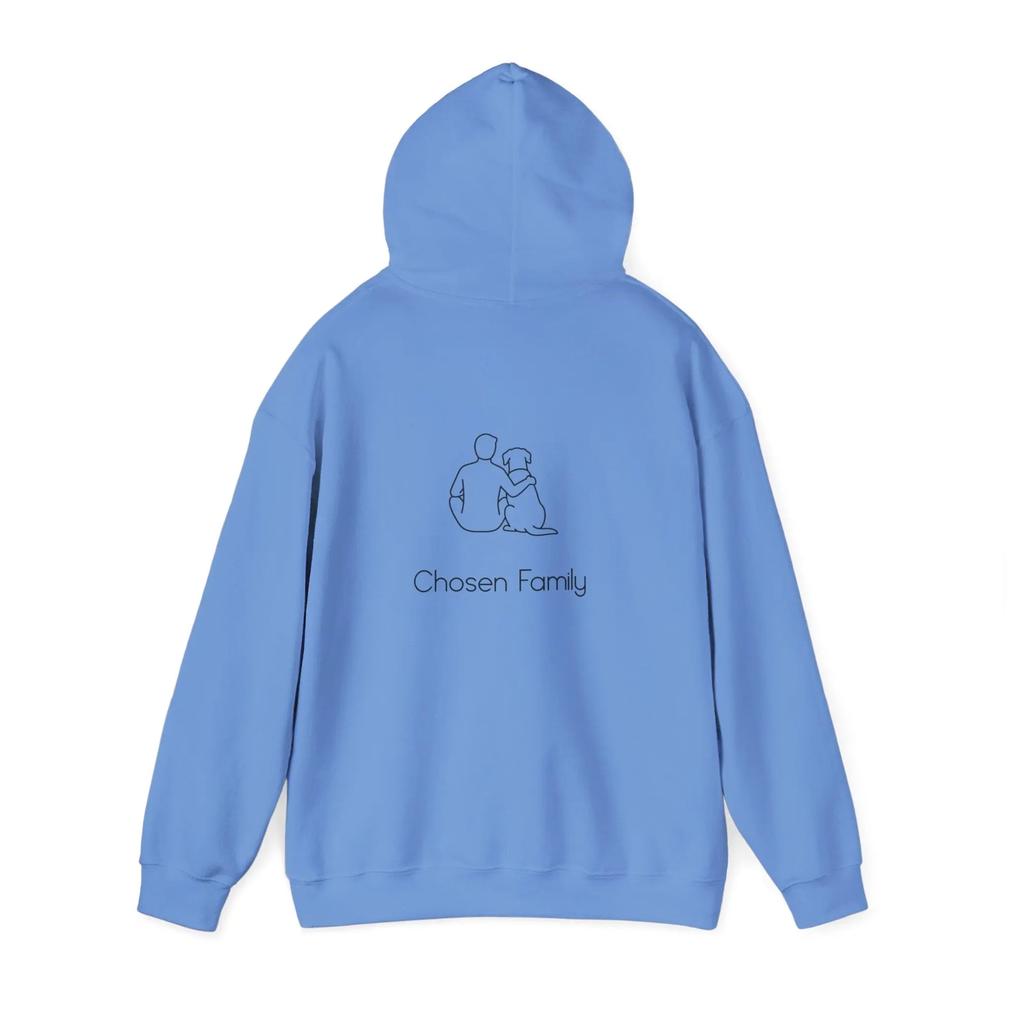 Minimal Man Dog Bond Line Art Hoodie - Barking Trends