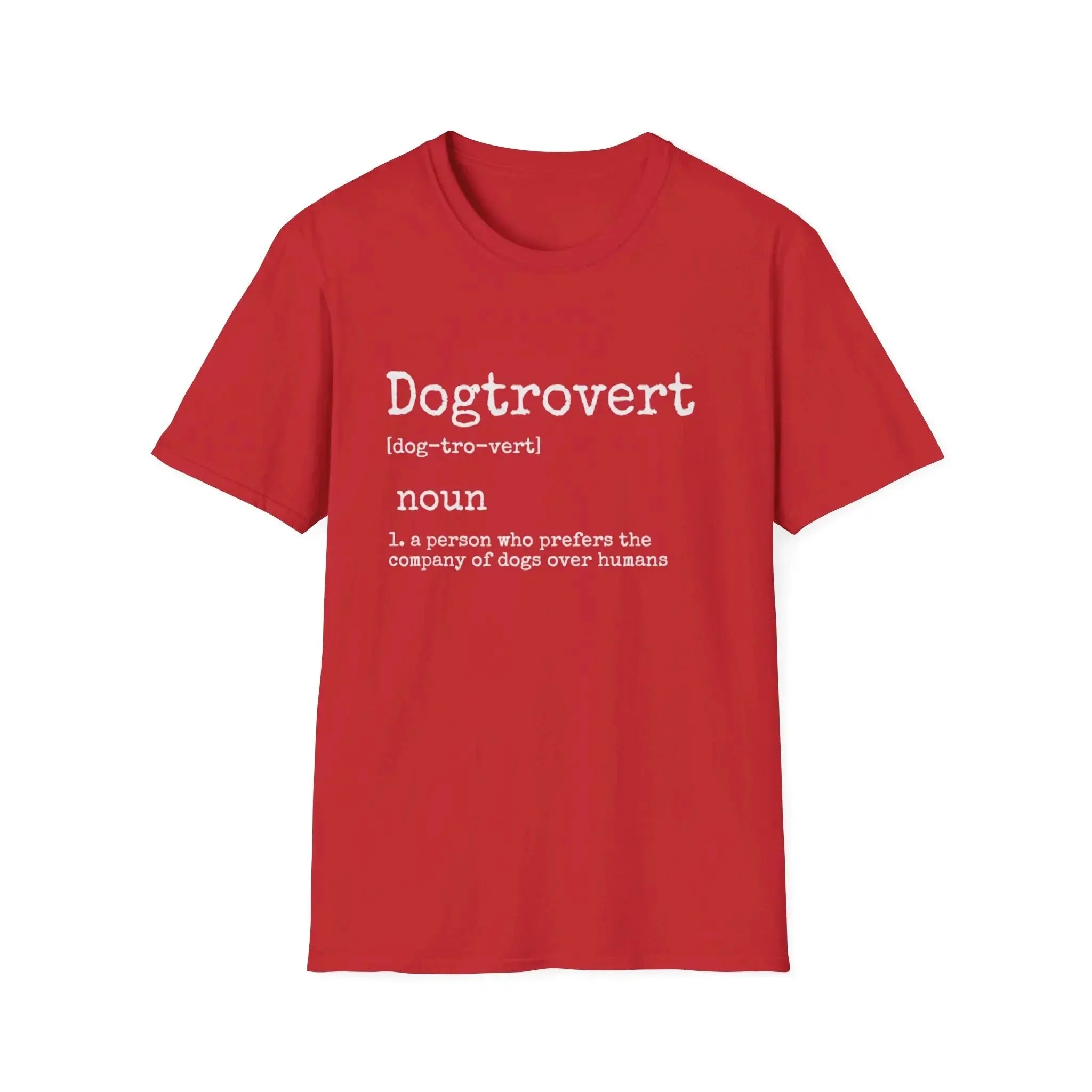 Dogtrovert Definition Graphic T Shirt - Barking Trends