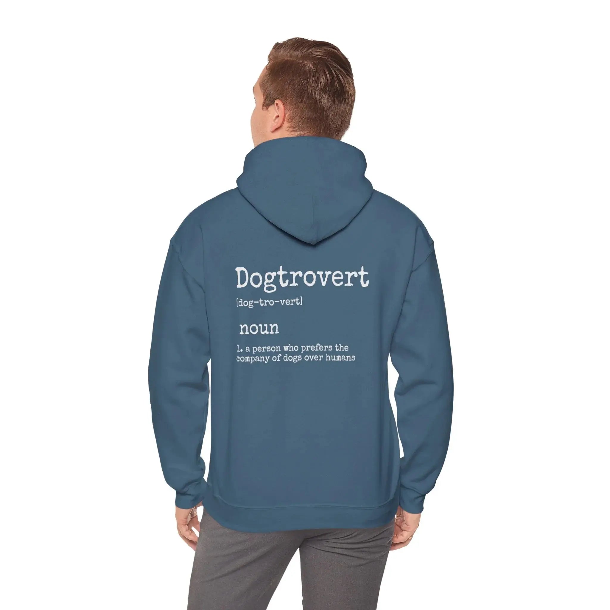 Dogtrovert Definition Graphic Hoodie - Barking Trends