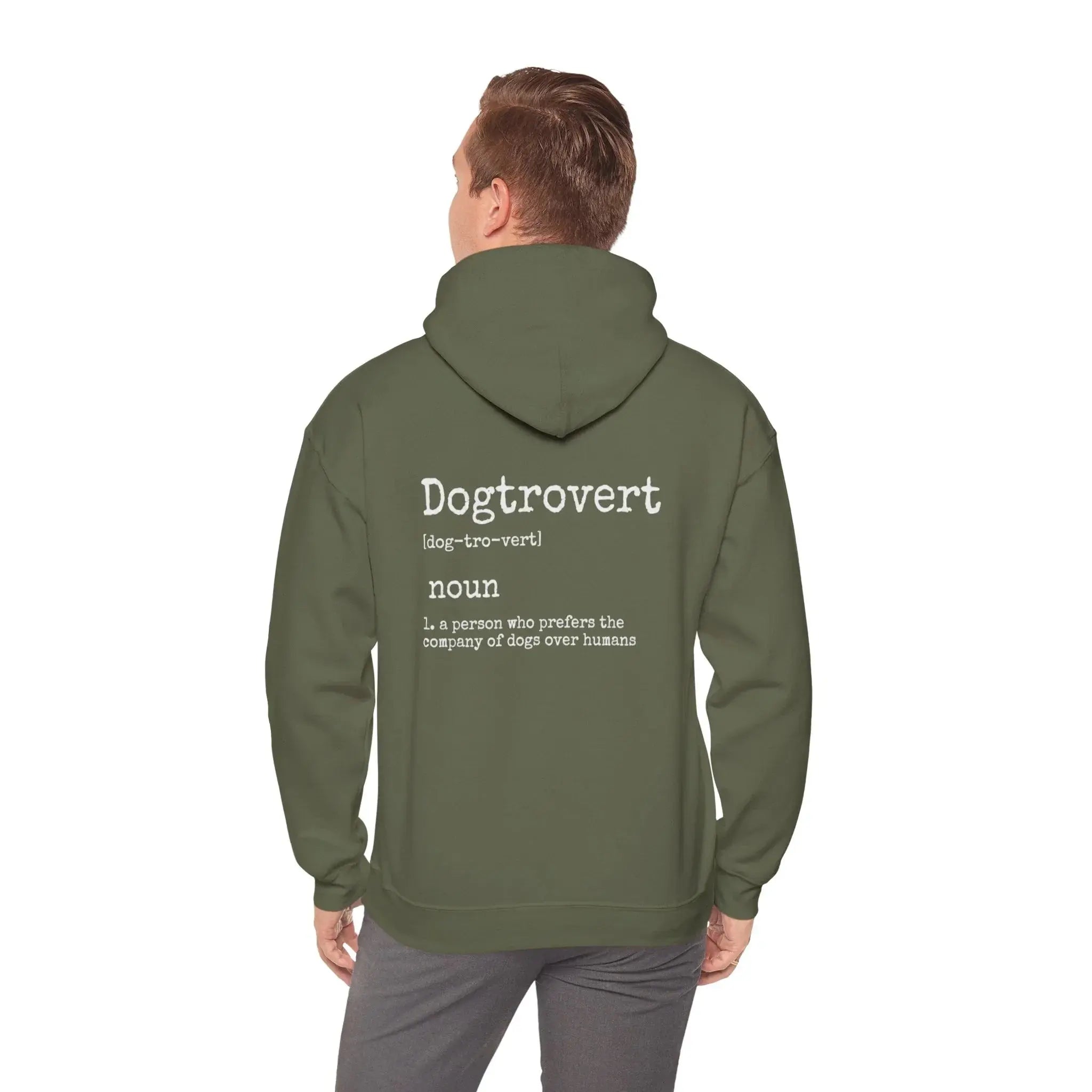 Dogtrovert Definition Graphic Hoodie - Barking Trends