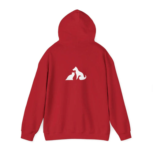 Cat and Dog Silhouette Hoodie - Barking Trends