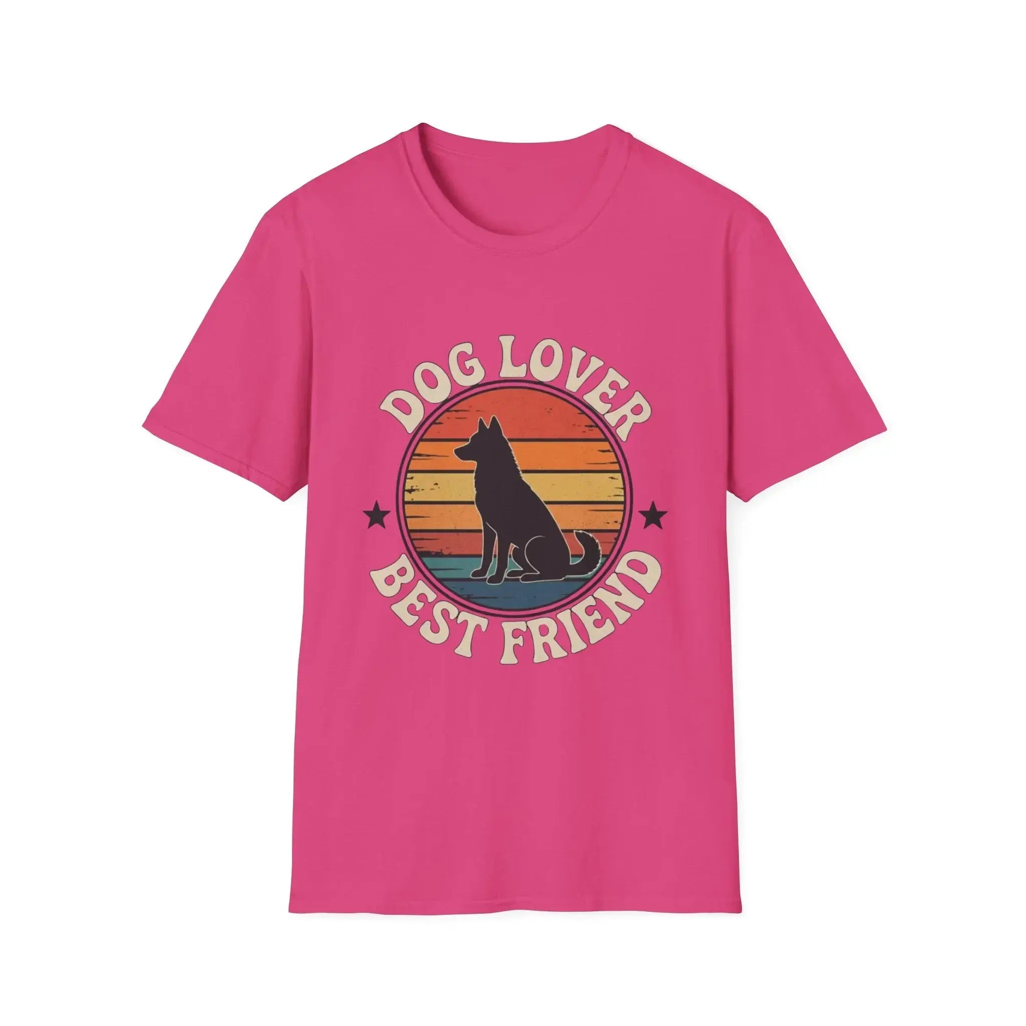 Vintage Dog Lover Sunset T Shirt - Barking Trends
