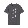 Scattered Paw Print Pattern T Shirt - Barking Trends