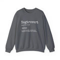 Dogtrovert Definition Graphic Crewneck Sweatshirt - Barking Trends