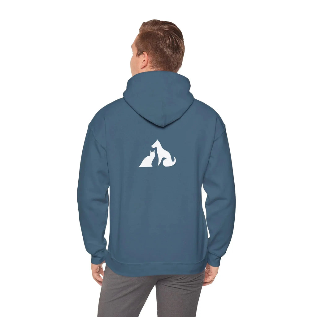 Cat and Dog Silhouette Hoodie - Barking Trends