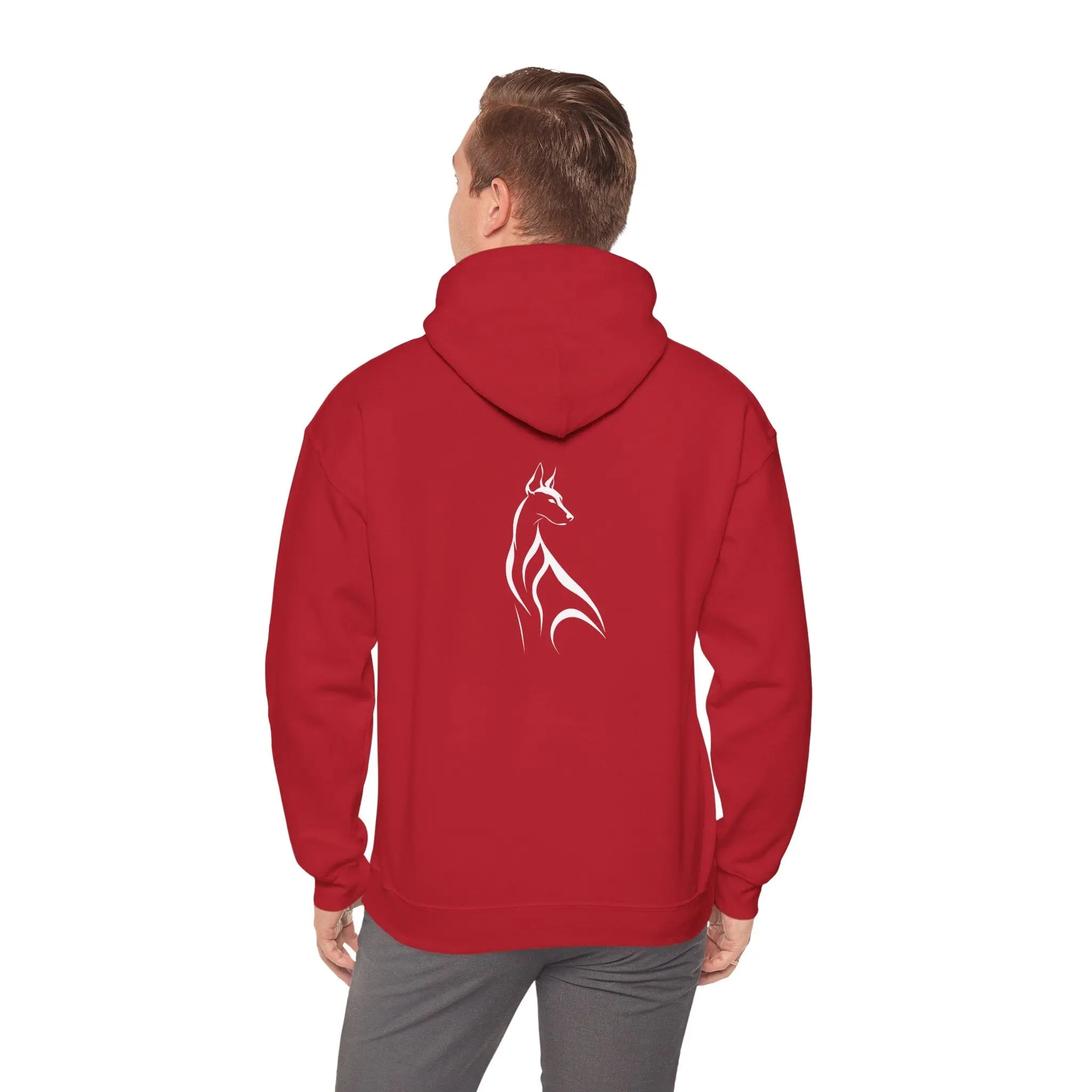 Minimalist Dog Line Art Hoodie - Barking Trends
