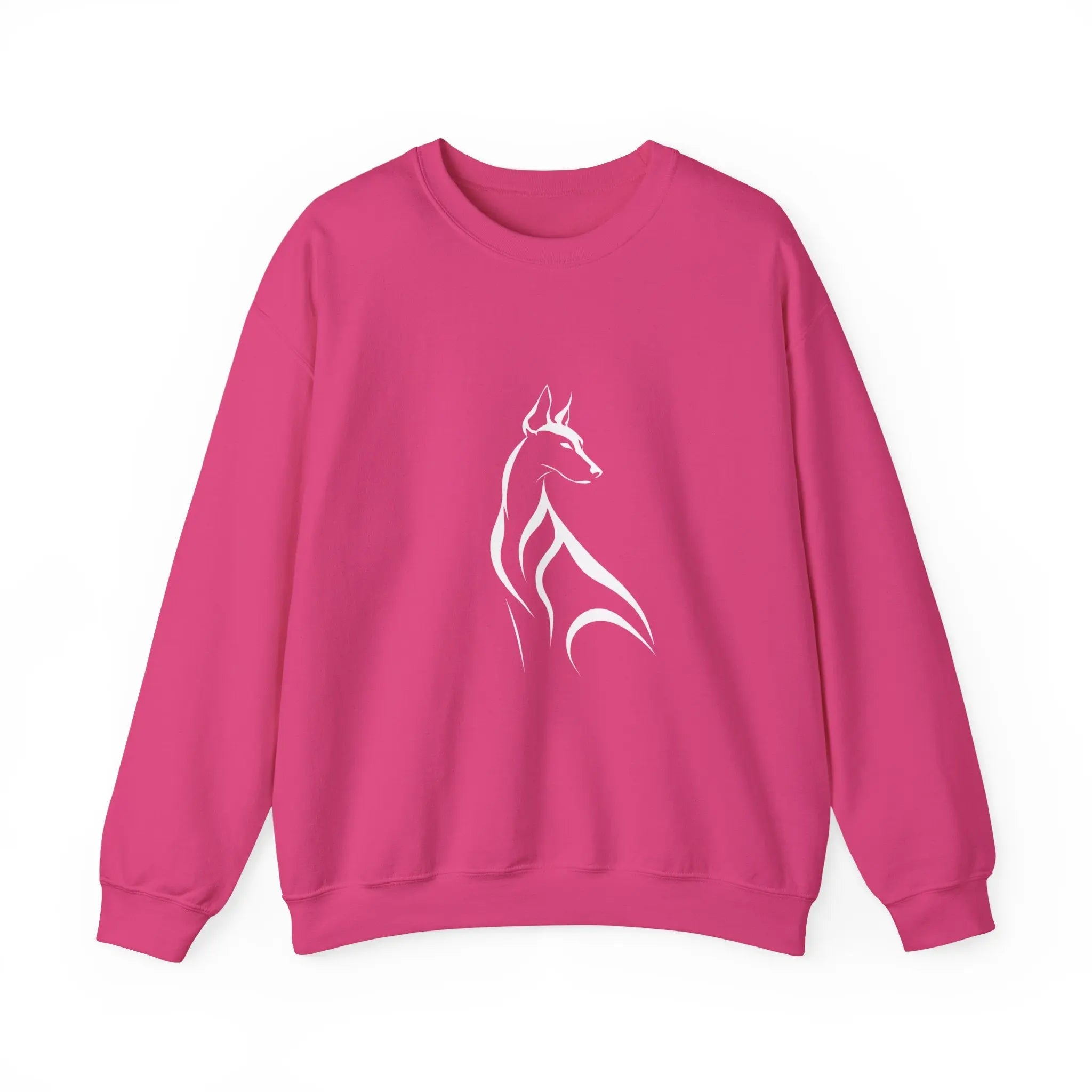 Minimalist Dog Line Art Crewneck Sweatshirt - Barking Trends