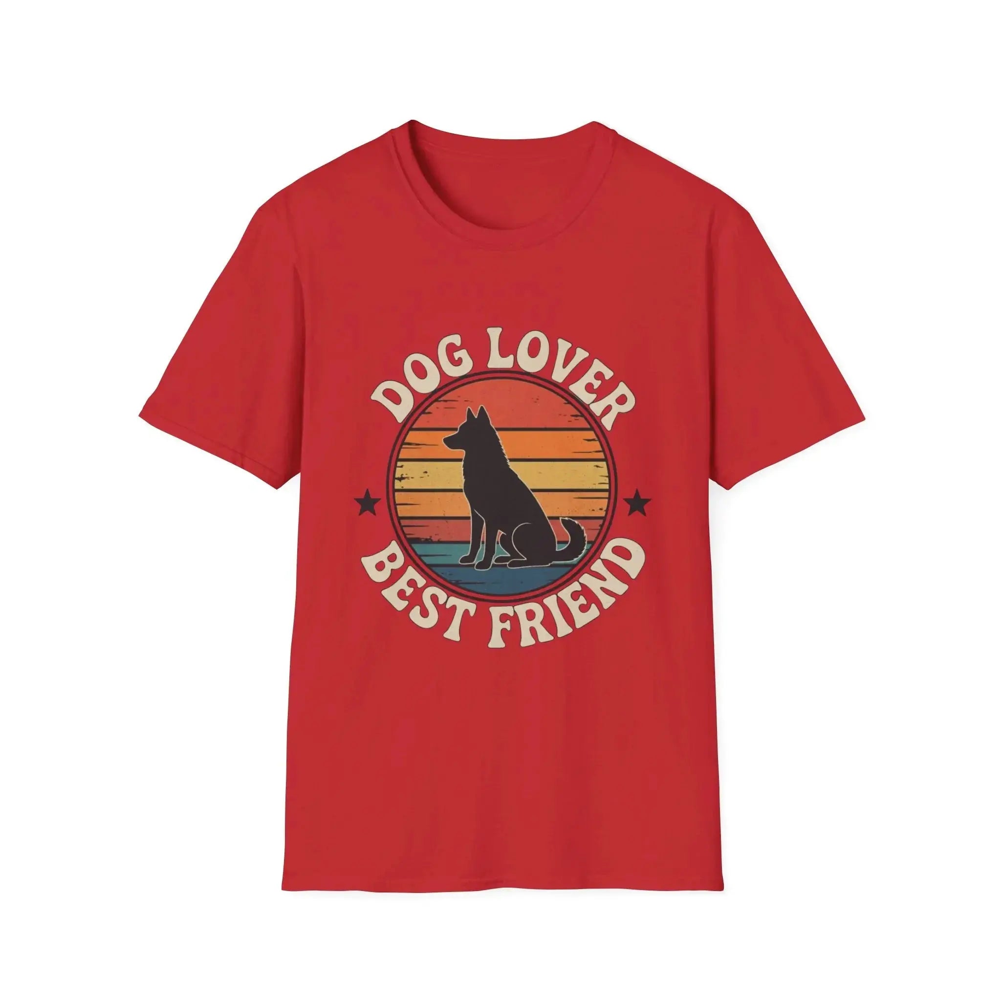 Vintage Dog Lover Sunset T Shirt - Barking Trends