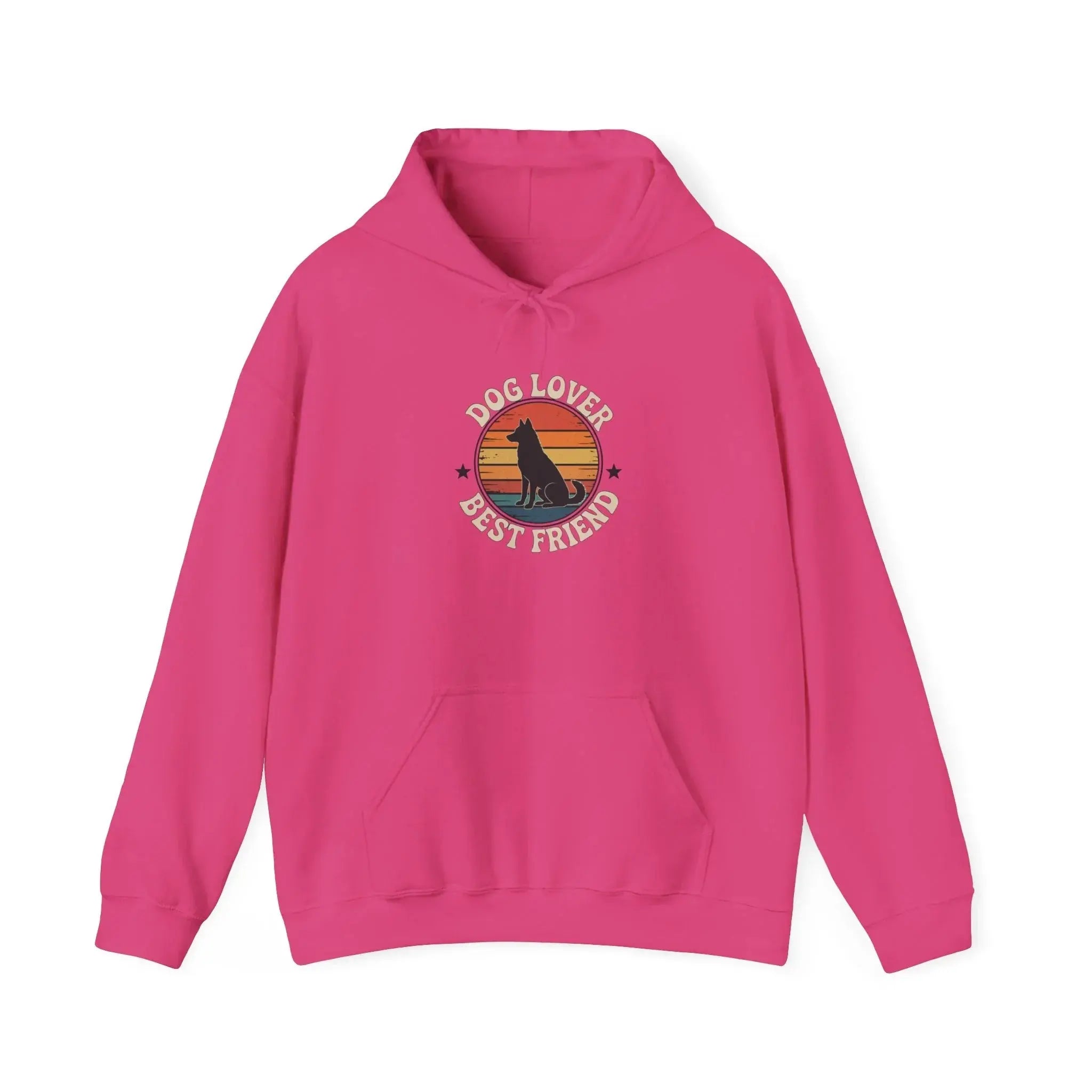 Vintage Dog Lover Sunset Hoodie - Barking Trends