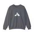 Cat and Dog Silhouette Crewneck Sweatshirt - Barking Trends