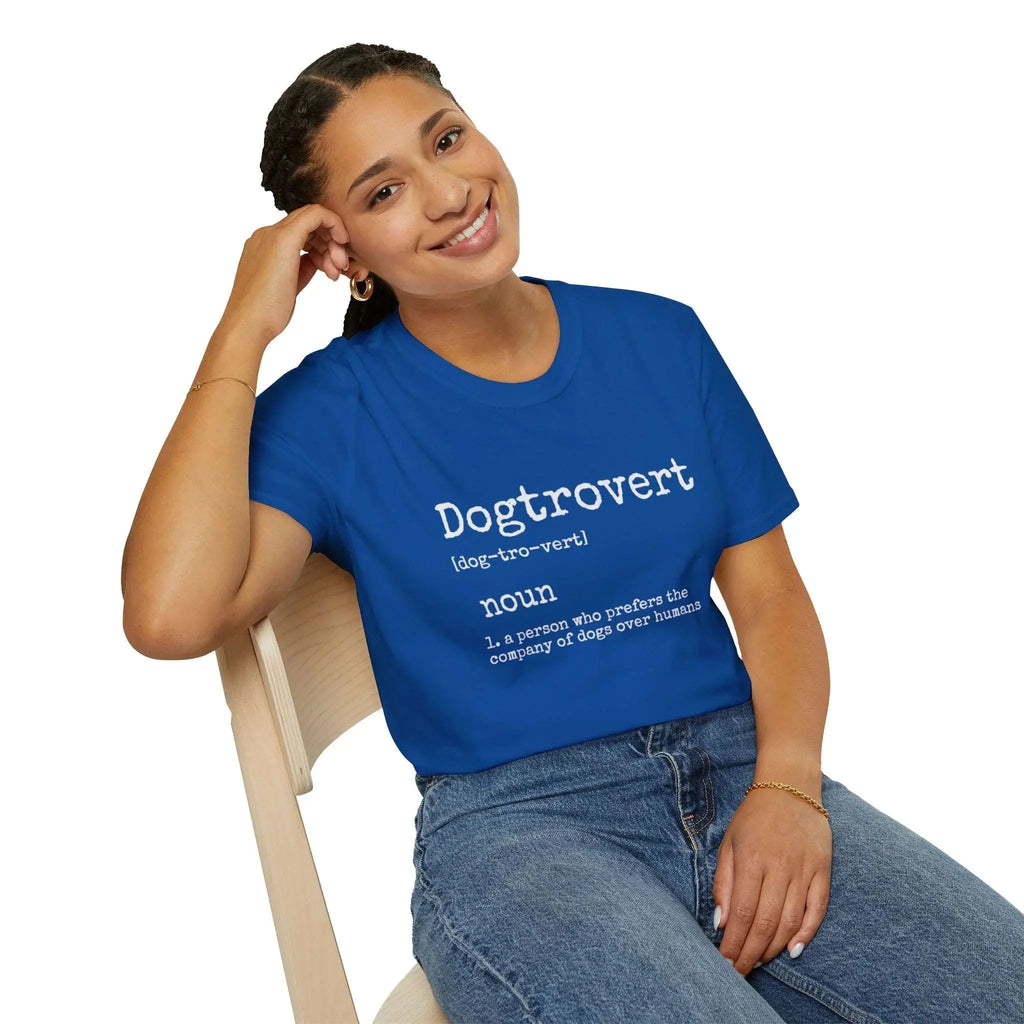 Dogtrovert Definition Graphic T Shirt - Barking Trends