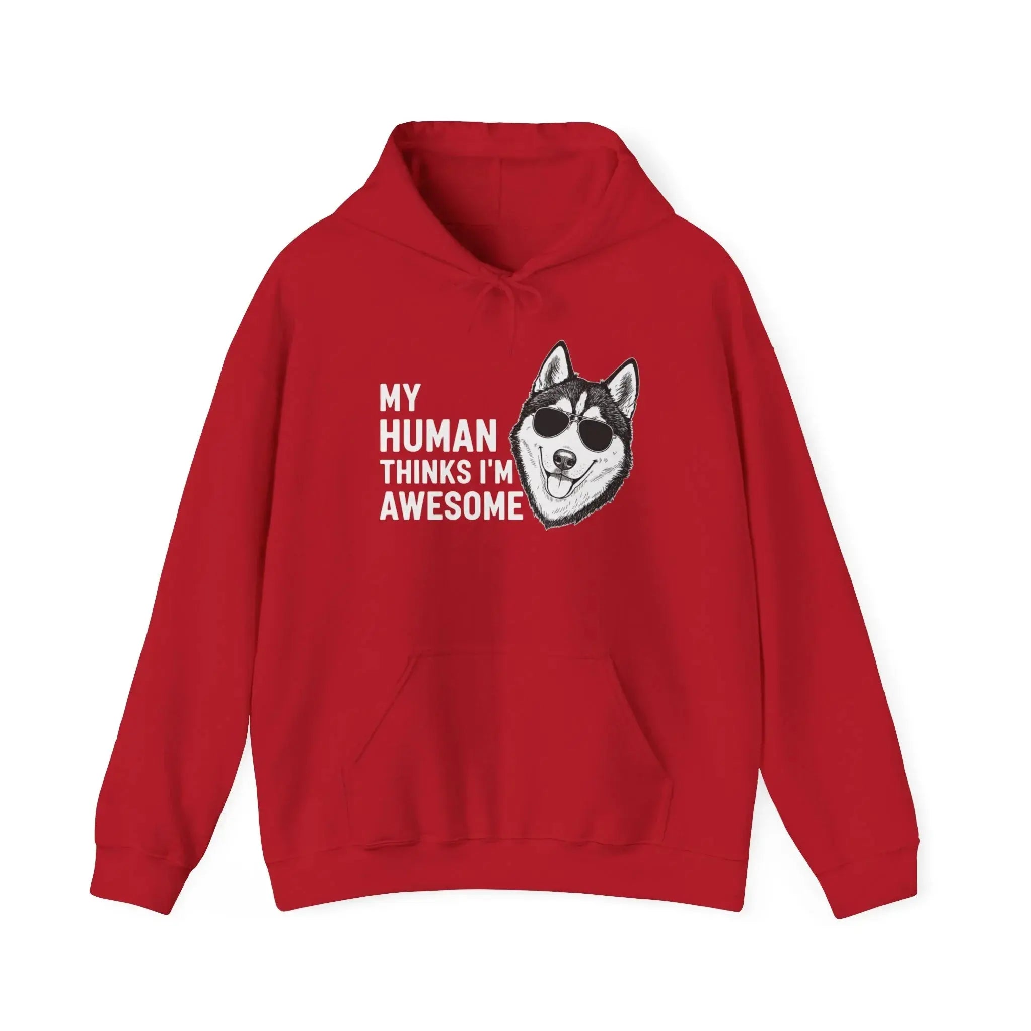 Cool Husky Sunglasses Quote Hoodie - Barking Trends