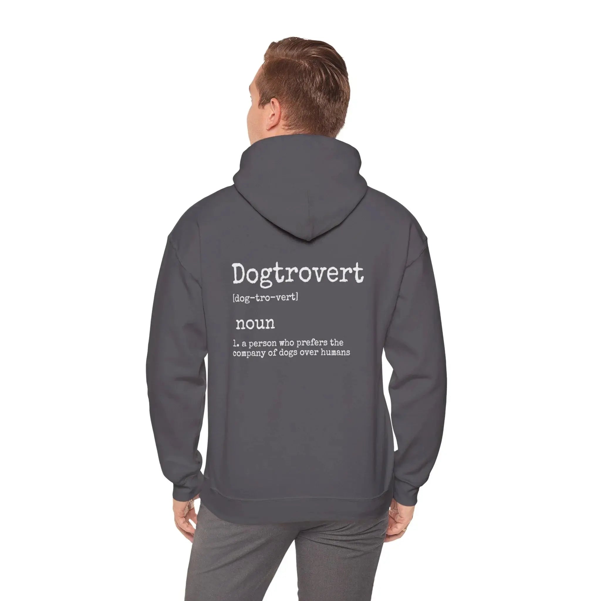 Dogtrovert Definition Graphic Hoodie - Barking Trends
