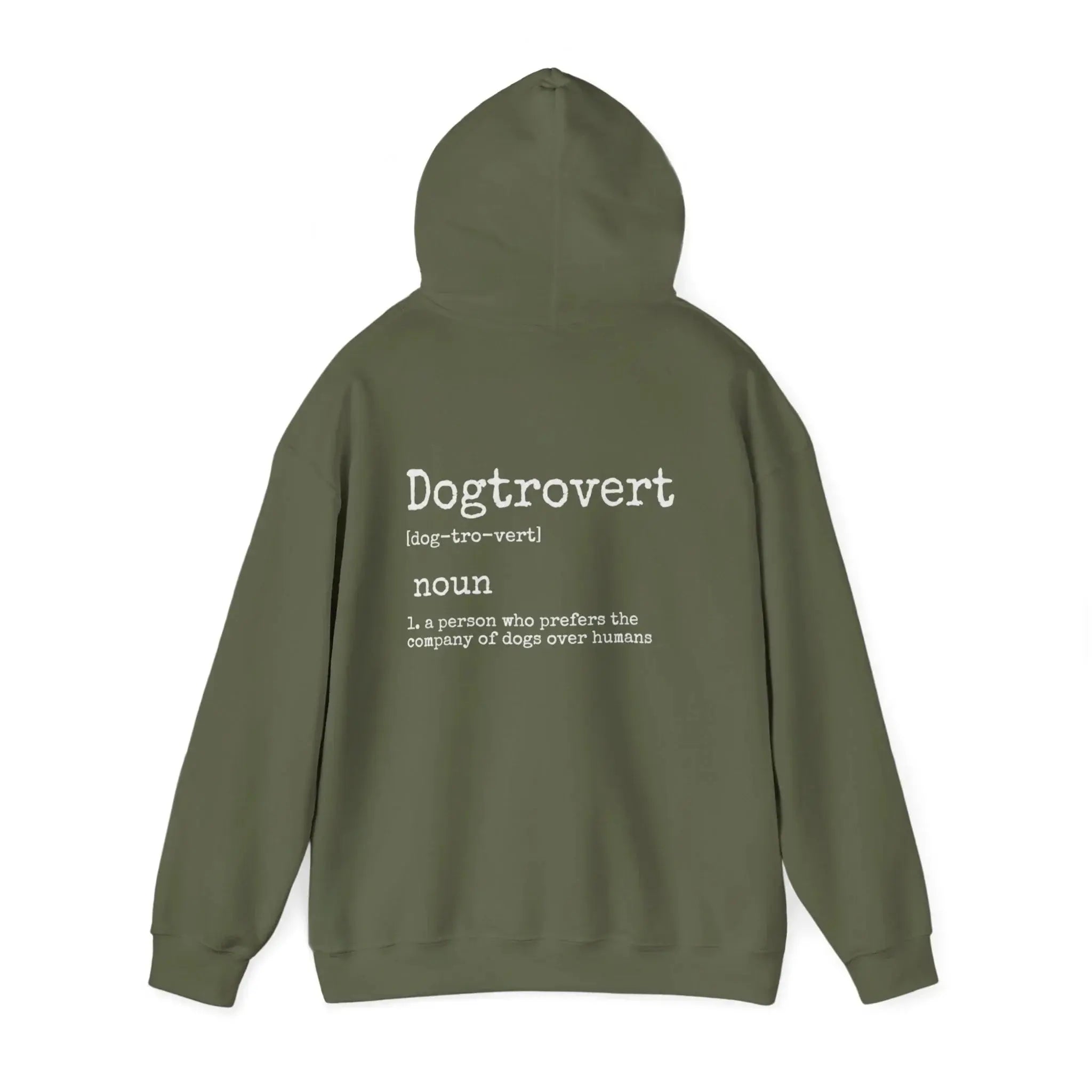 Dogtrovert Definition Graphic Hoodie - Barking Trends
