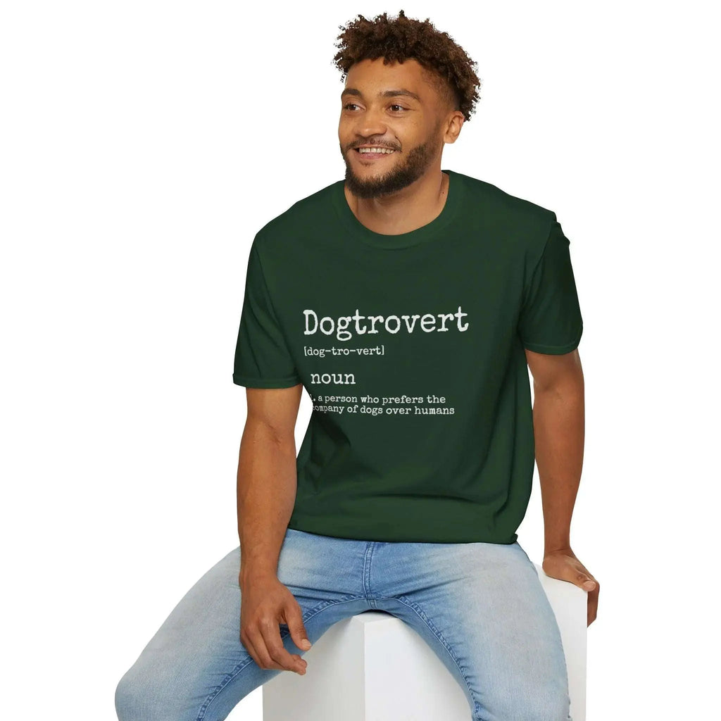 Dogtrovert Definition Graphic T Shirt - Barking Trends