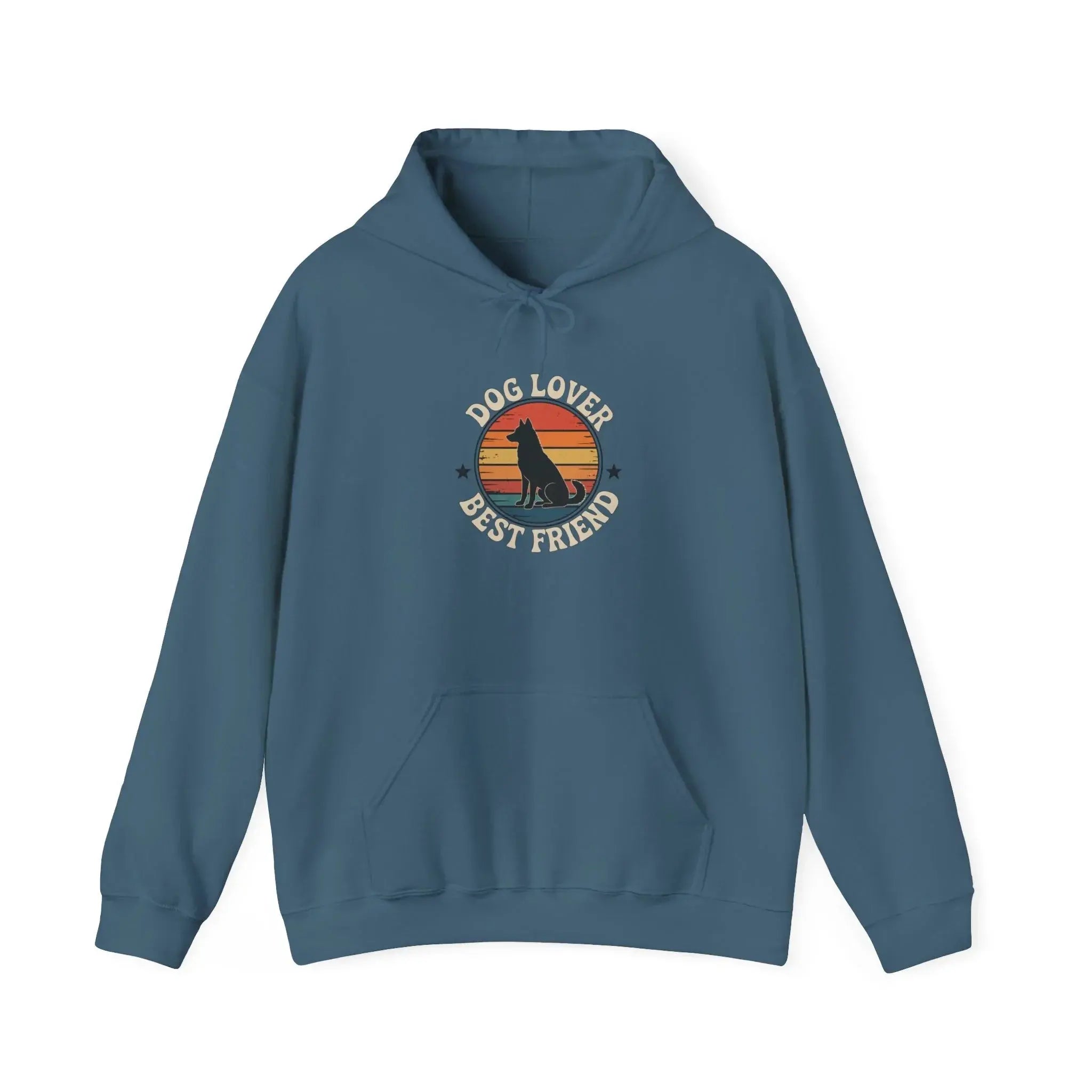 Vintage Dog Lover Sunset Hoodie - Barking Trends