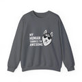 Cool Husky Sunglasses Quote Crewneck Sweatshirt - Barking Trends