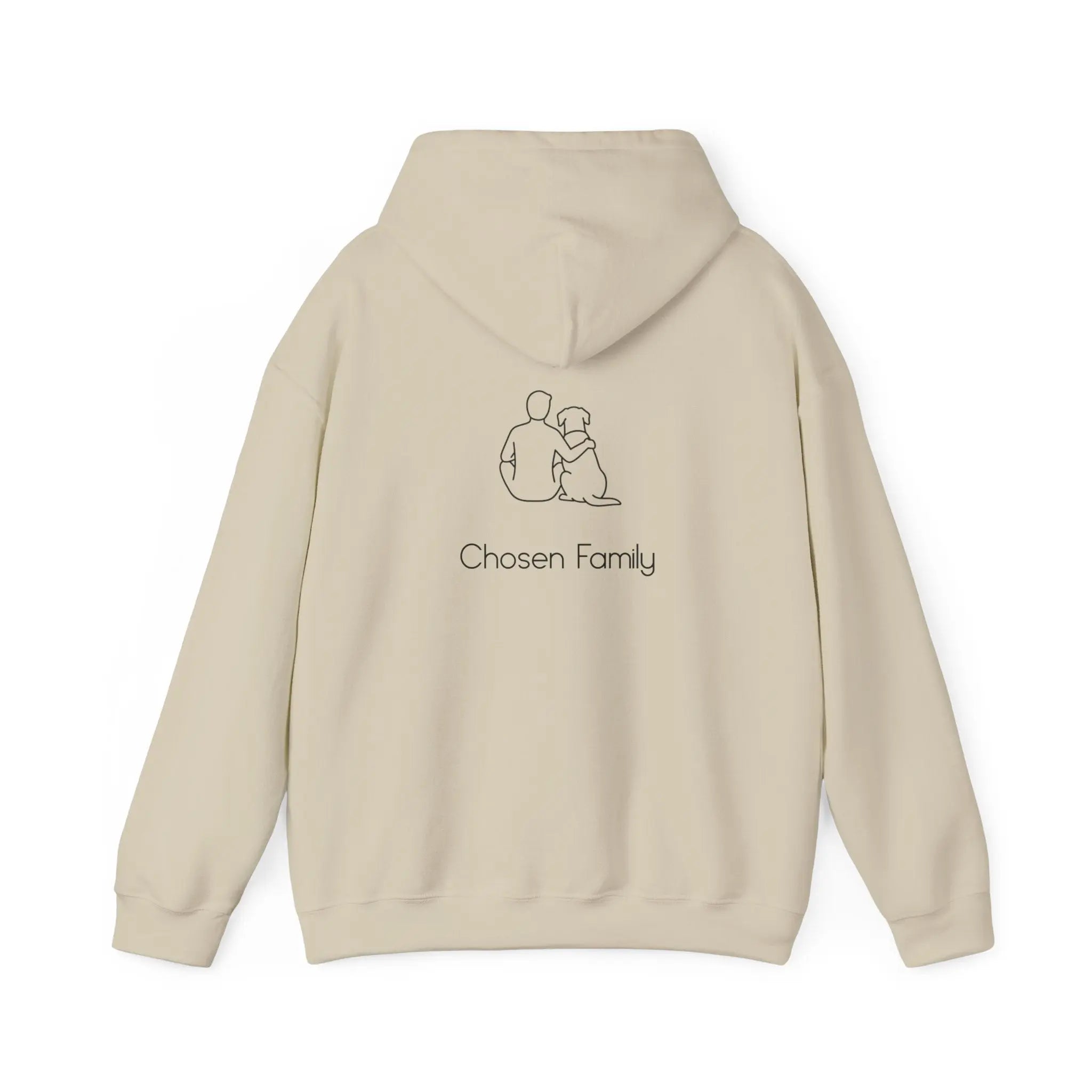 Minimal Man Dog Bond Line Art Hoodie - Barking Trends