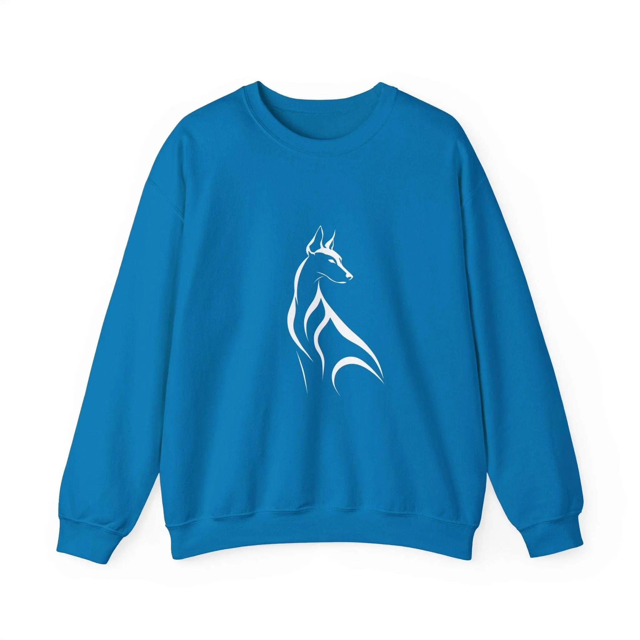 Minimalist Dog Line Art Crewneck Sweatshirt - Barking Trends