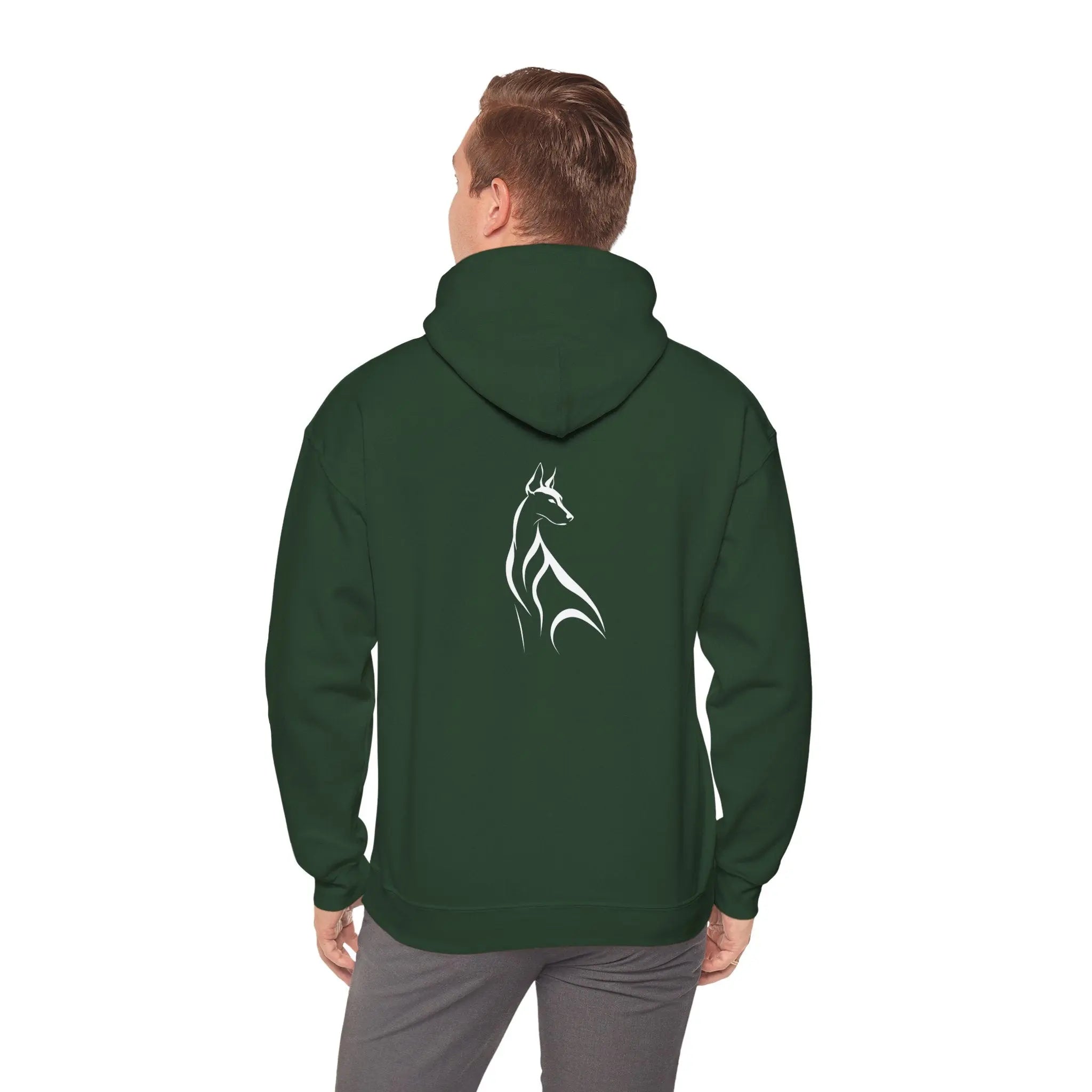 Minimalist Dog Line Art Hoodie - Barking Trends