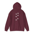 Scattered Paw Print Pattern Hoodie - Barking Trends
