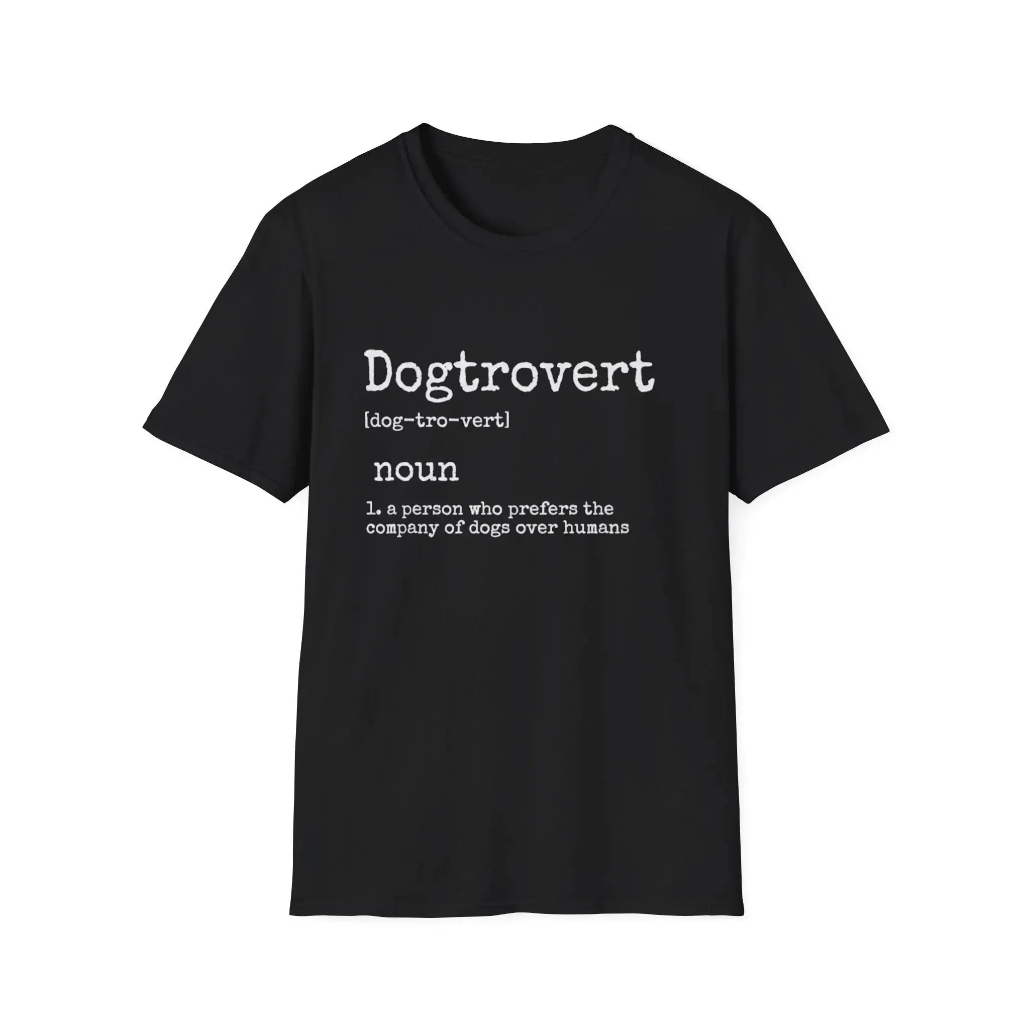 Dogtrovert Definition Graphic T Shirt - Barking Trends